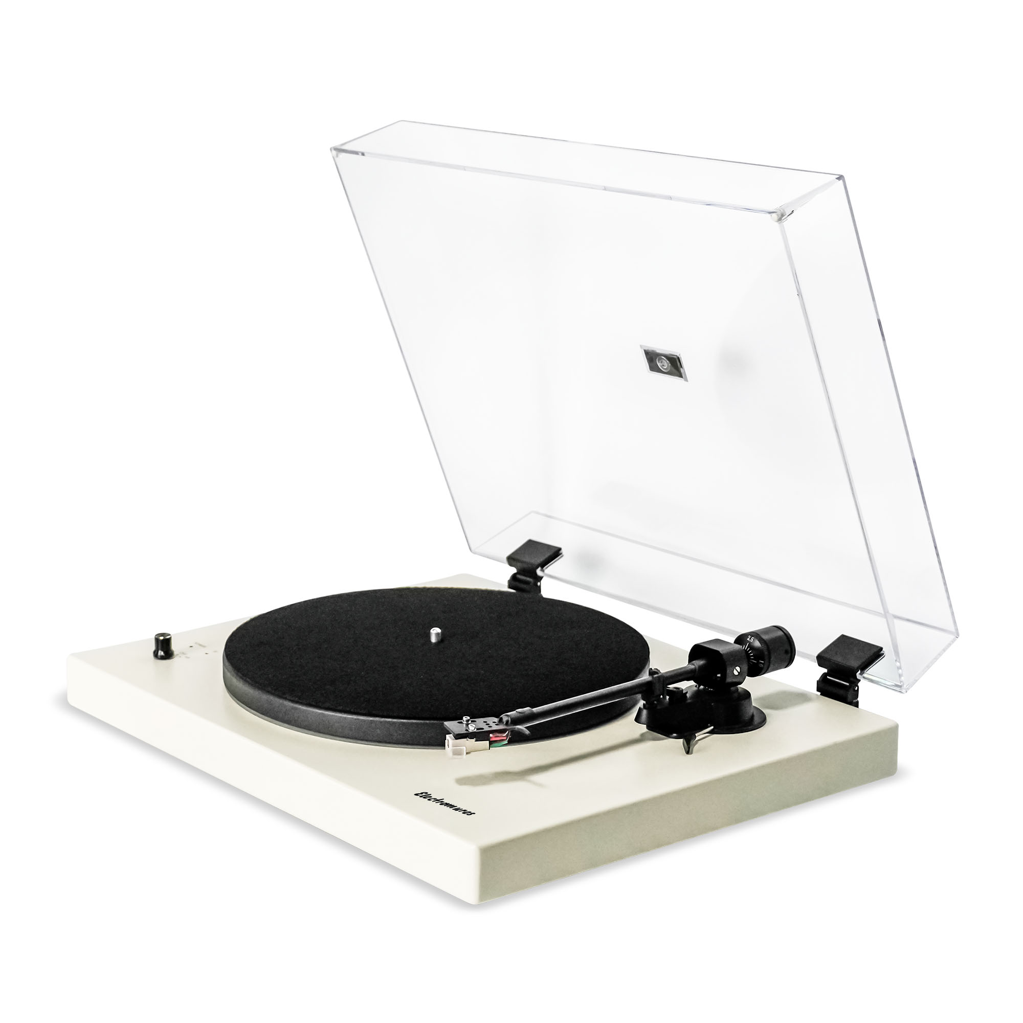 Pick-up Electromures EM 1023 alb cu doza MM, Bluetooth si transmisie prin curea