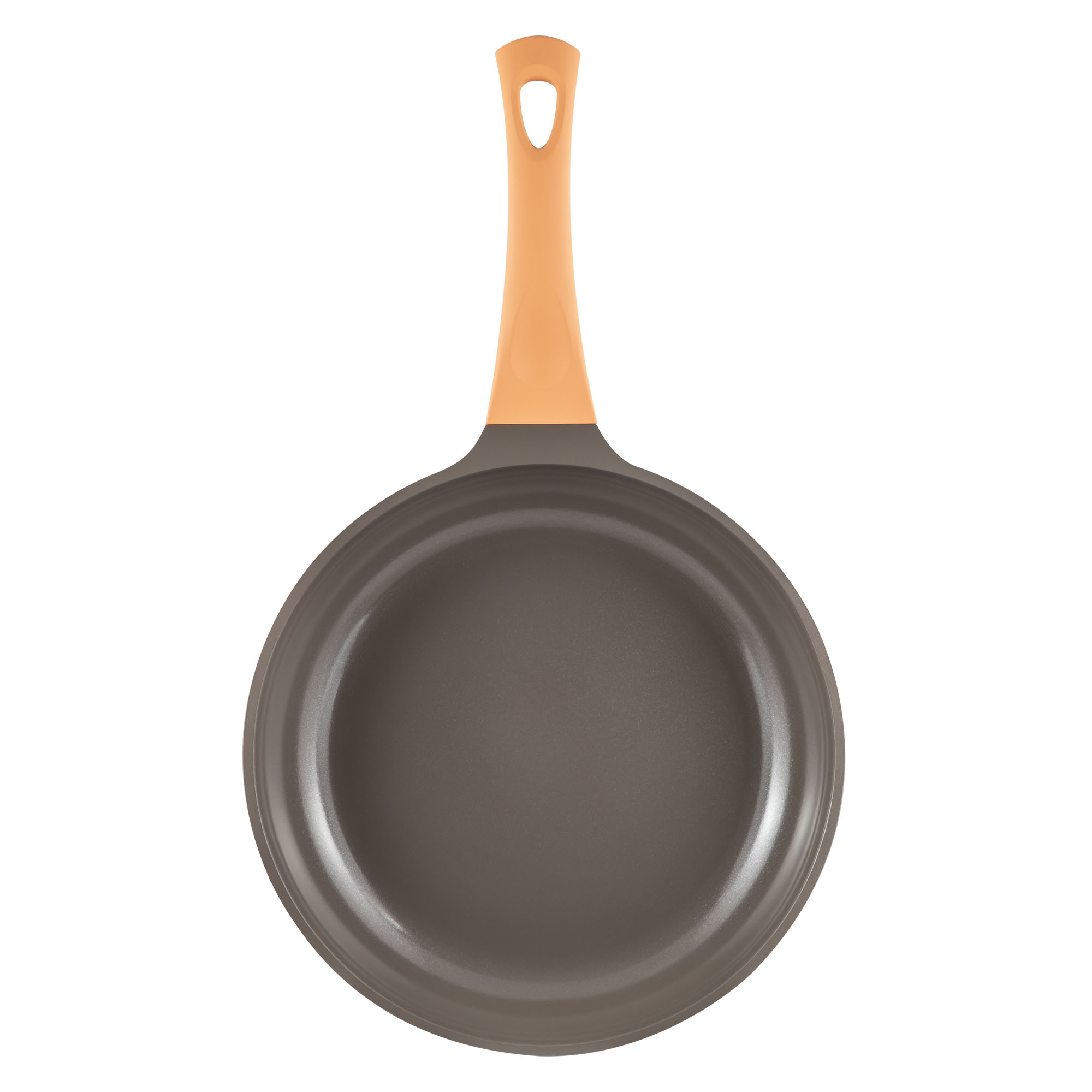 Tigaie ceramică 28 cm din aluminiu turnat, pentru inducție, crem Zass Gourmet