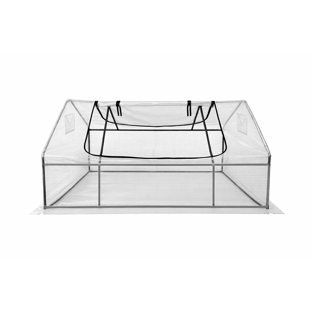 Sera pentru răsaduri Leziter 180x140x94 cm, alb, folie termică