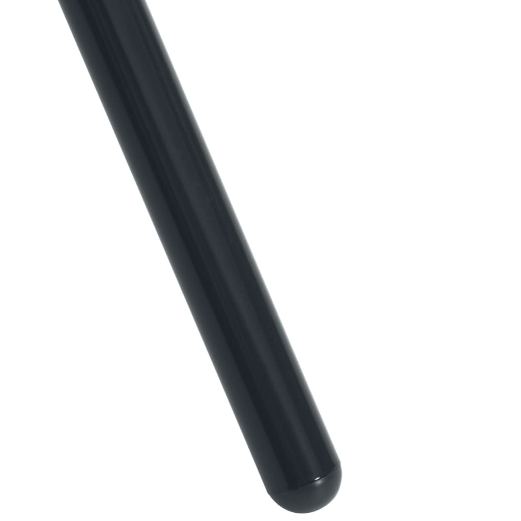 Set scaune de grădină rabatabile, 3 buc., antracit, oțel vopsit GartenMobel Dekor