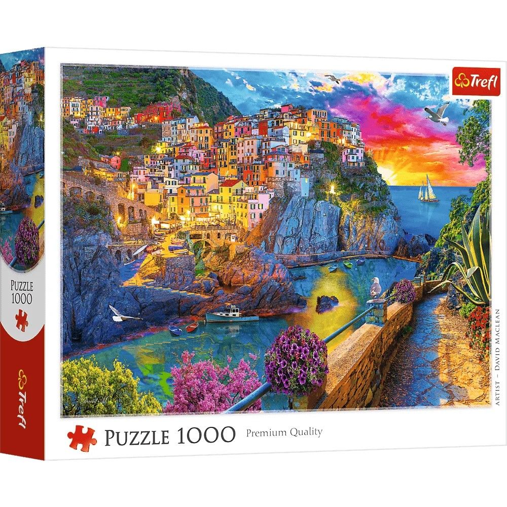 PUZZLE TREFL 1000 O PLIMBARE DE SEARA PRIN CINQUE TERRE SuperHeroes ToysZone