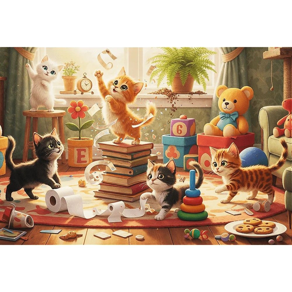 PUZZLE TREFL 160 POFTELE PISICII SuperHeroes ToysZone