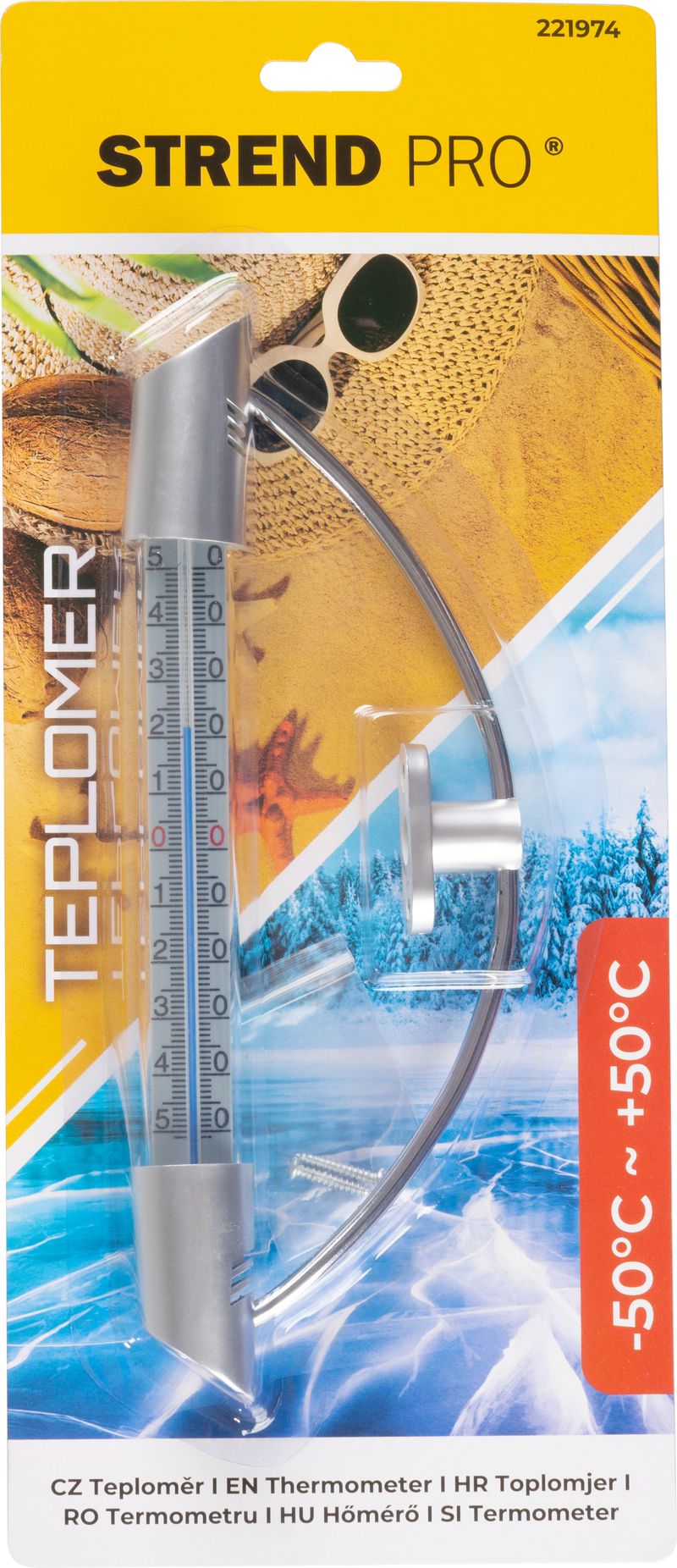 Teplomer Strend Pro TMS-135 Longbow, vonkajší, na okno, 230 mm