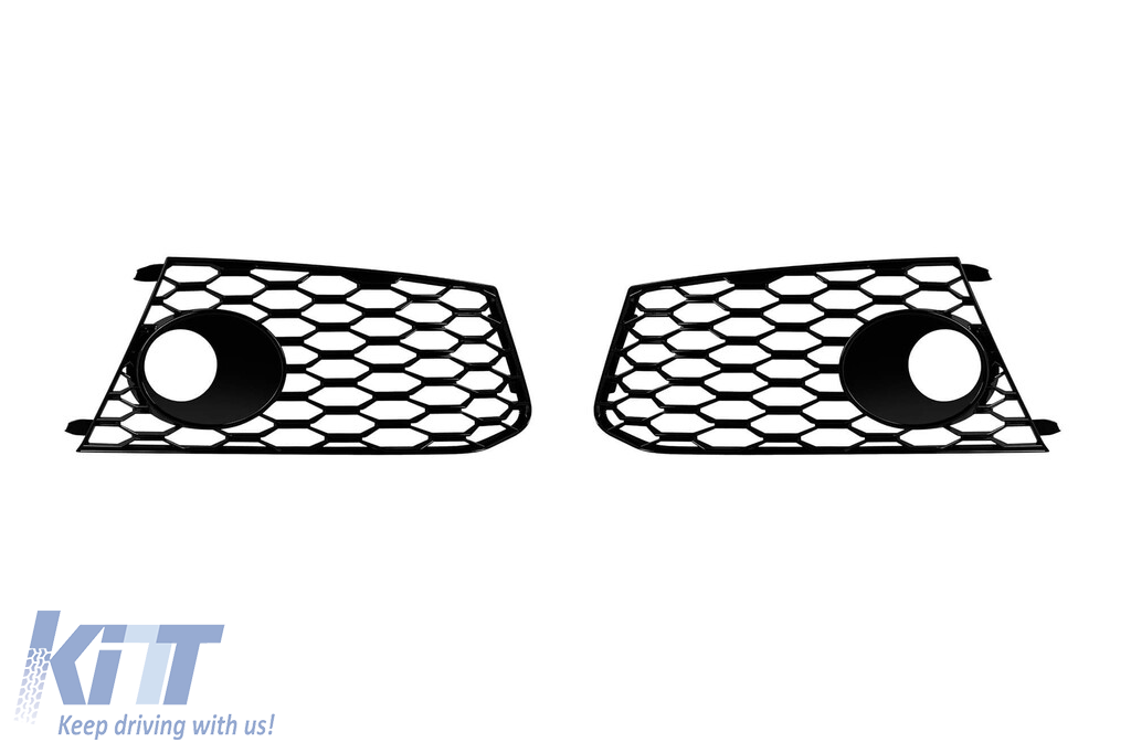 Bumper frontal tip RS6 potrivit pentru Audi A6 C7 4G 2015-2018 cu PDC, cu capace pentru duze Performance AutoTuning