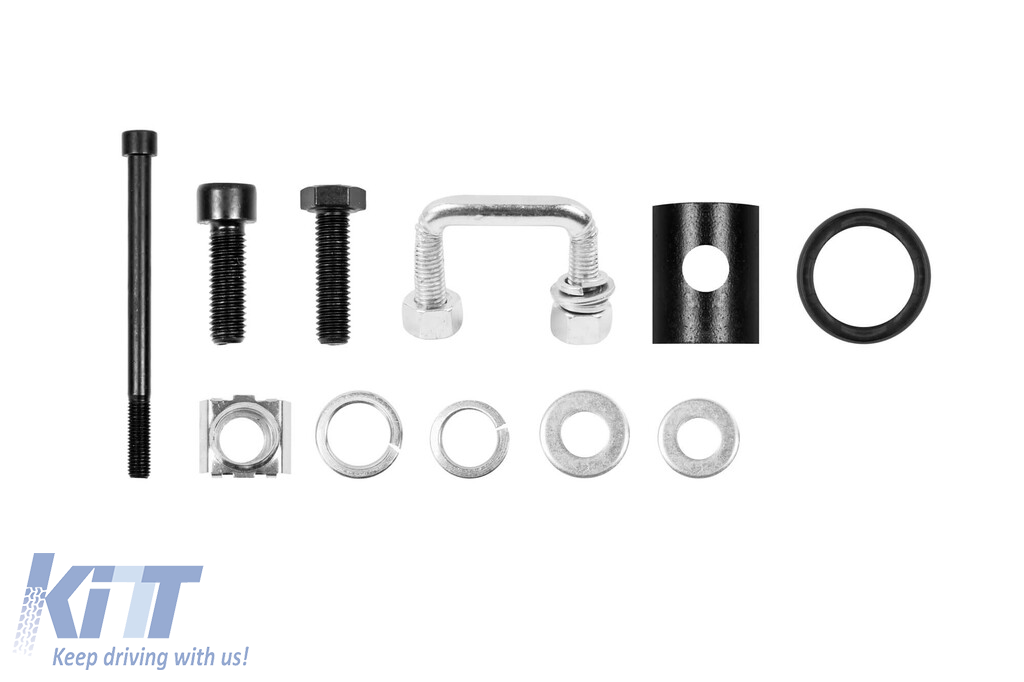 Bullbar G63 potrivit pentru bara AMG frontală a Mercedes G class W464 după 2018, negru Performance AutoTuning