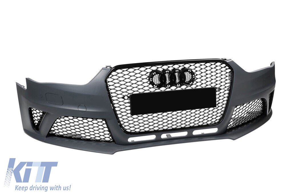 Bumper frontal tip RS4 potrivit pentru Audi A4 2011-2015 cu PDC Performance AutoTuning
