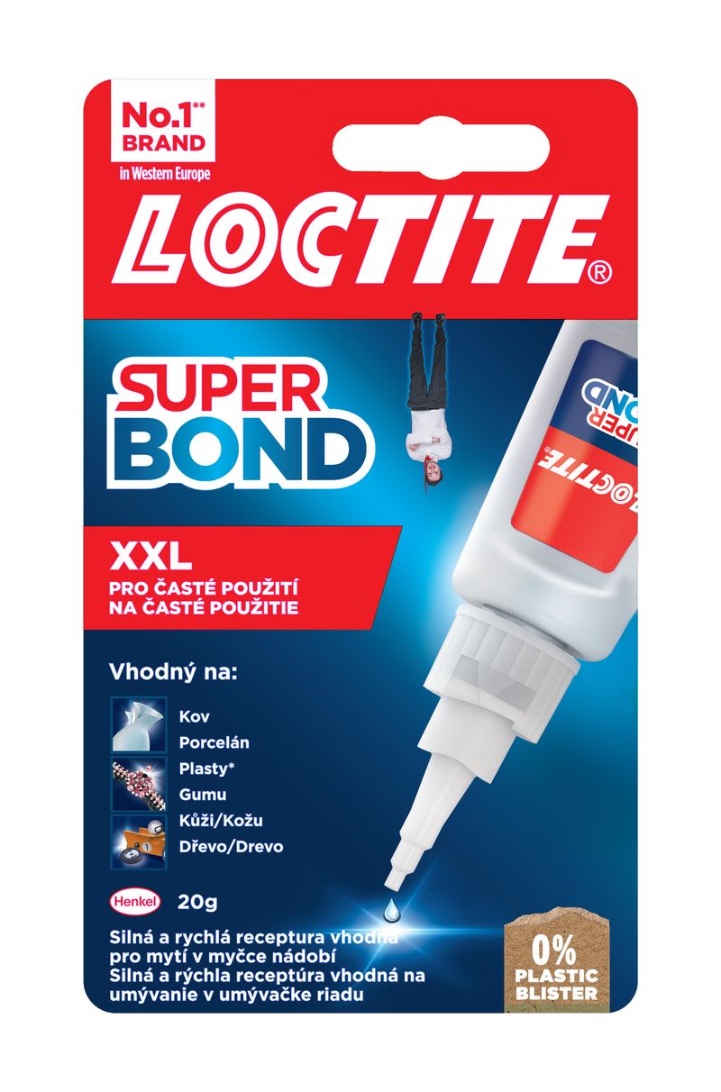 Adeziv instant Loctite Super Bond XXL 20g pentru reparatii rapide