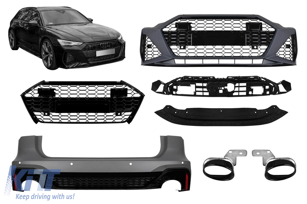 Pachet RS6 potrivit pentru Audi A6 C8 Avant după 2018 Performance AutoTuning