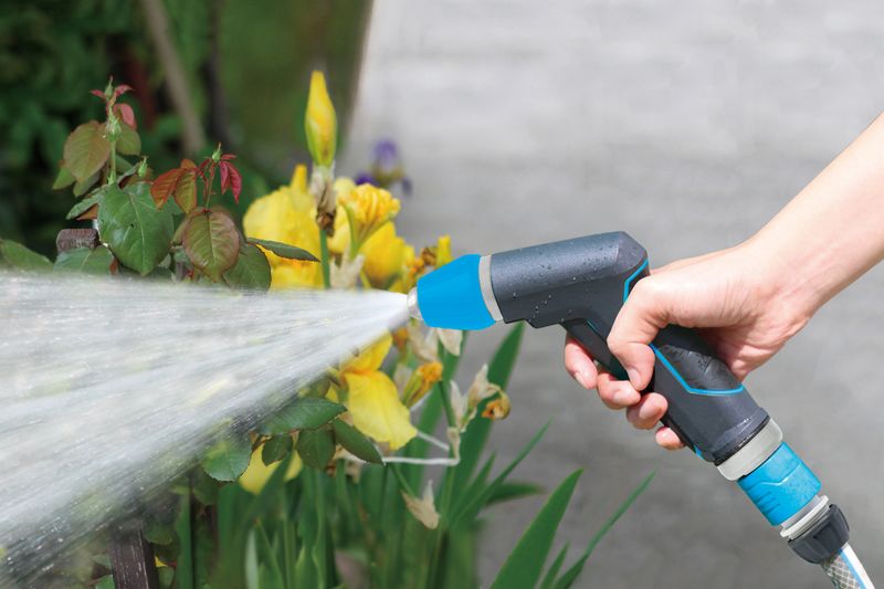 Pistol de stropit gradina Aquacraft Premium Jet, 2 jeturi, metalic