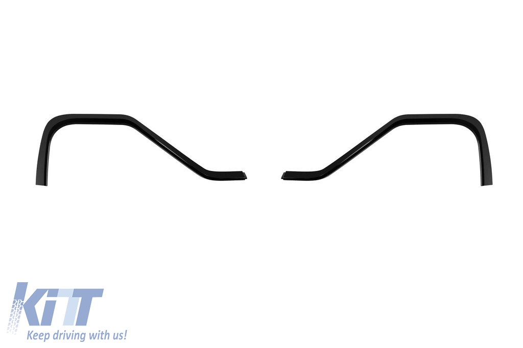 Bara spate RS6 2021 potrivită pentru Audi A6 Avant, Allroad 2015-2018 cu ieșiri de evacuare negre Performance AutoTuning