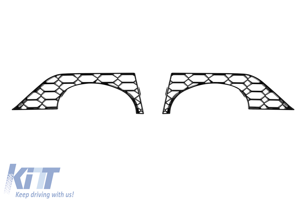 Bara spate RS6 2021 potrivită pentru Audi A6 Avant, Allroad 2015-2018 cu ieșiri de evacuare negre Performance AutoTuning