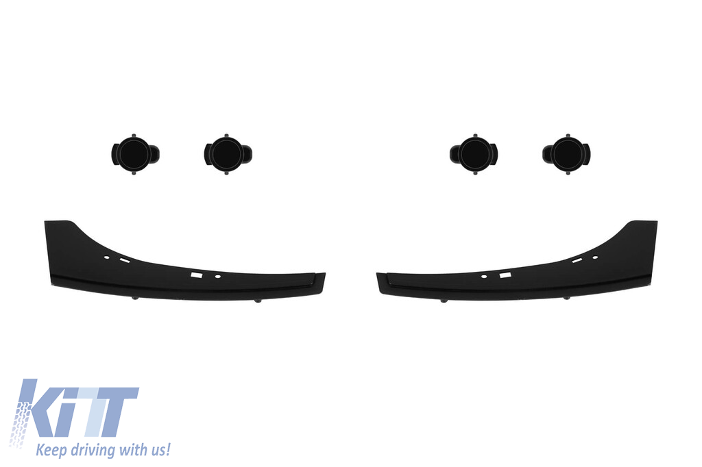 Bara spate RS6 2021 potrivită pentru Audi A6 Avant, Allroad 2015-2018 cu ieșiri de evacuare negre Performance AutoTuning