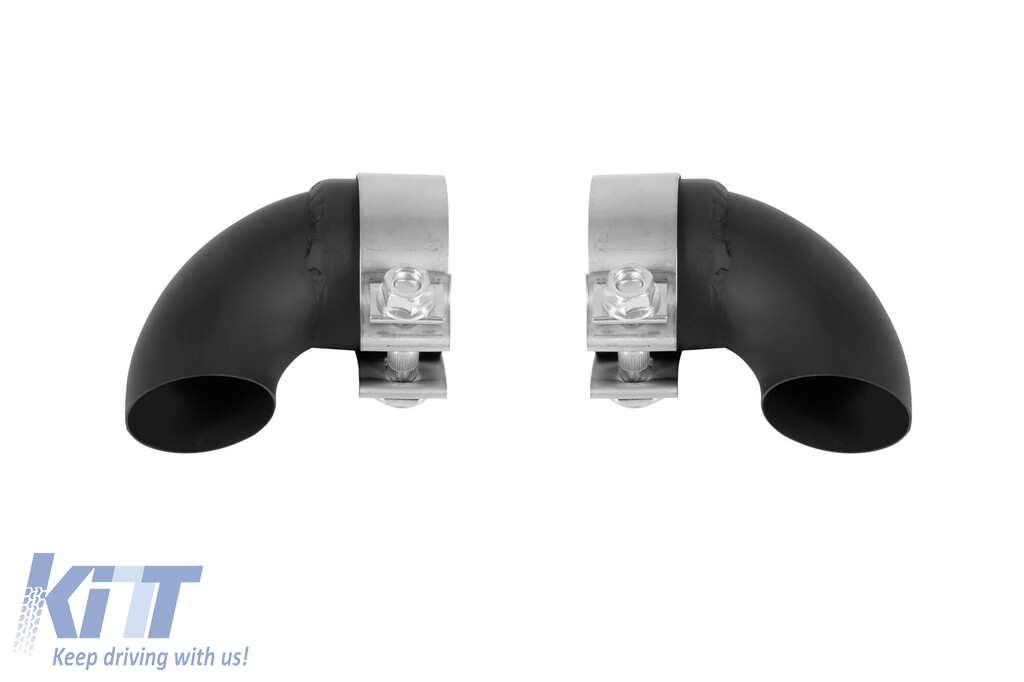 Bara spate RS6 2021 potrivită pentru Audi A6 Avant, Allroad 2015-2018 cu ieșiri de evacuare negre Performance AutoTuning