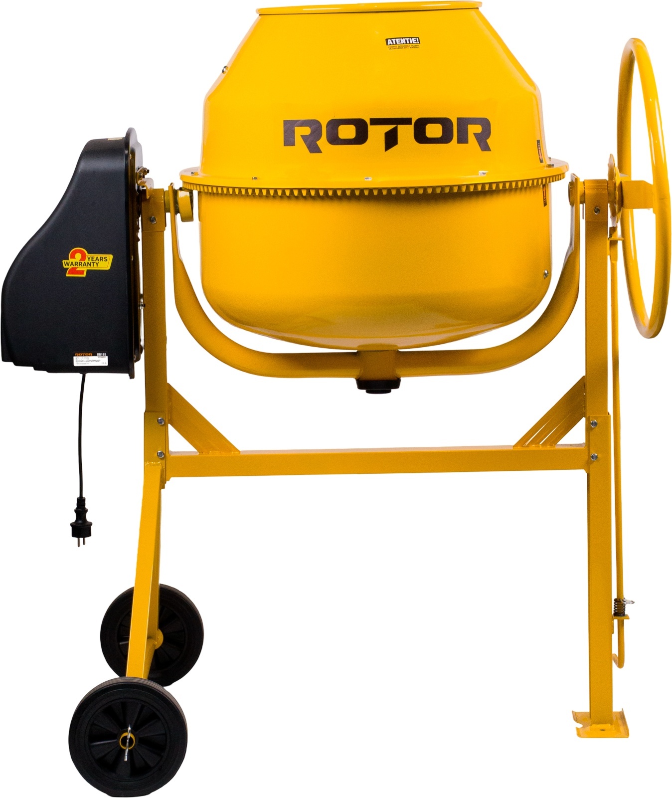 Betonieră Rotor RB165 165L, 900 W, motor acoperit, 29,5 rpm