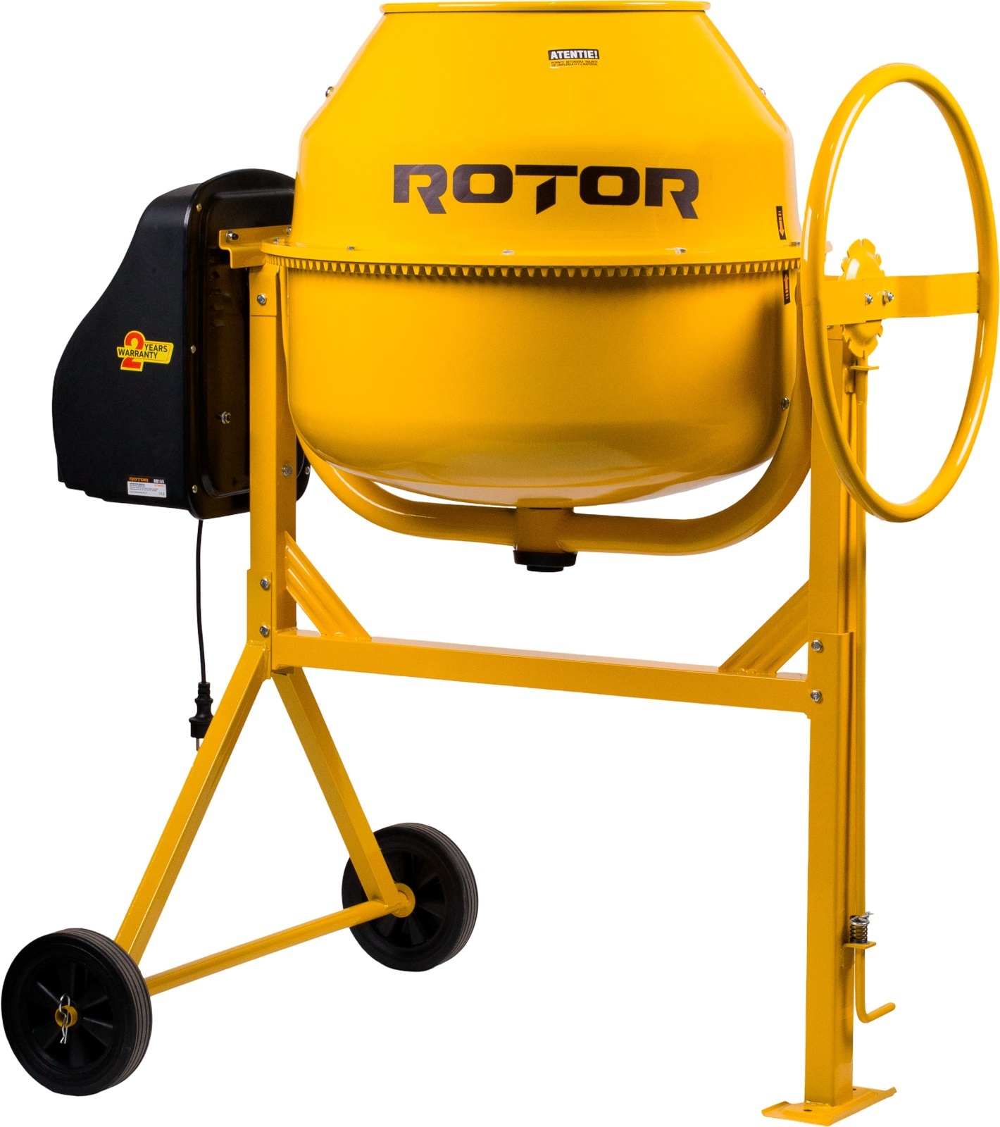 Betonieră Rotor RB165 165L, 900 W, motor acoperit, 29,5 rpm