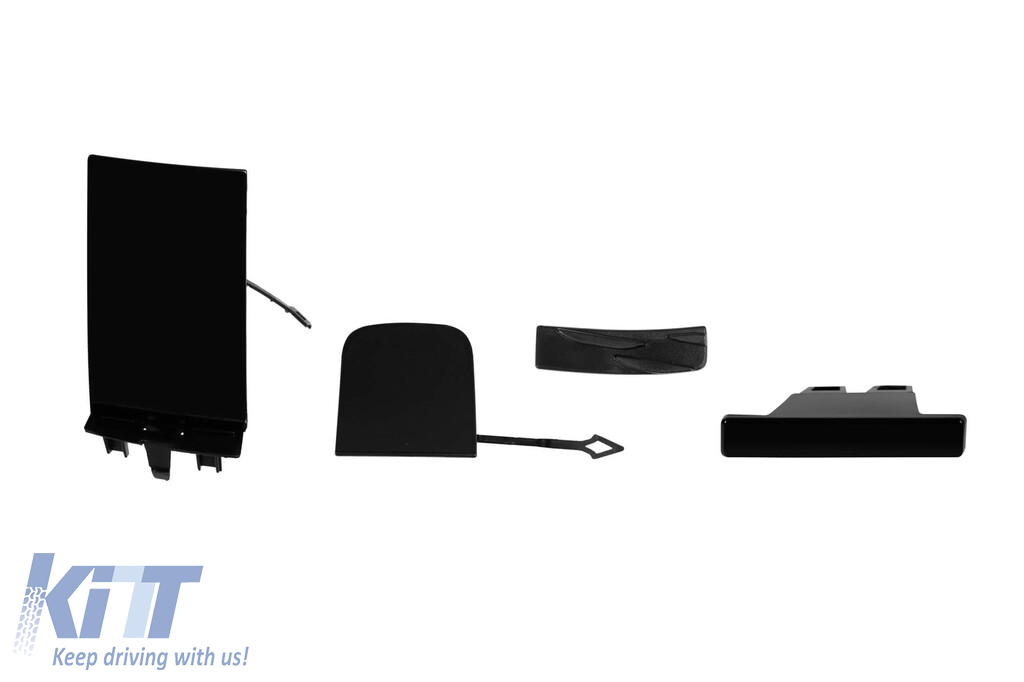 Pachet de tuning cu elemente negre și grilă crom/neagră potrivit pentru Mercedes GLS X167 2020-2023 pentru modelul echipat cu bara spate A Design line Performance AutoTuning