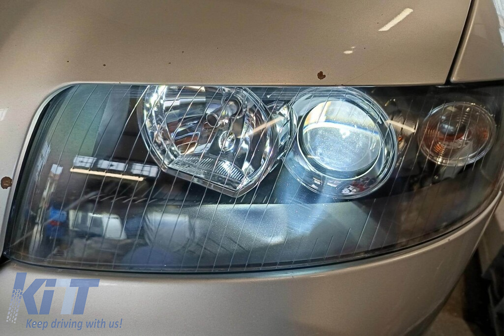 Sticlă stângă pentru farul Audi A4 B6 2000-2004 Performance AutoTuning