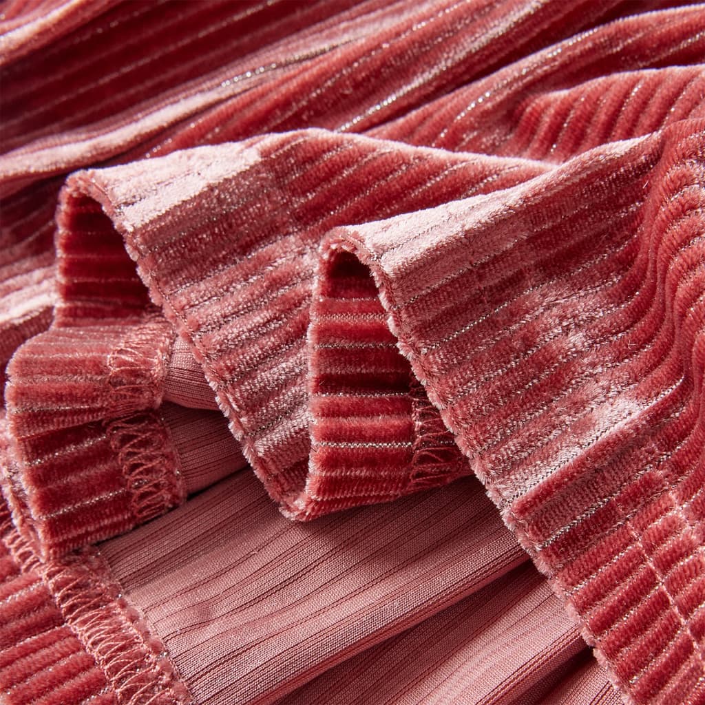 Fustă plisată pentru copii, roz mediu, 128 GartenMobel Dekor