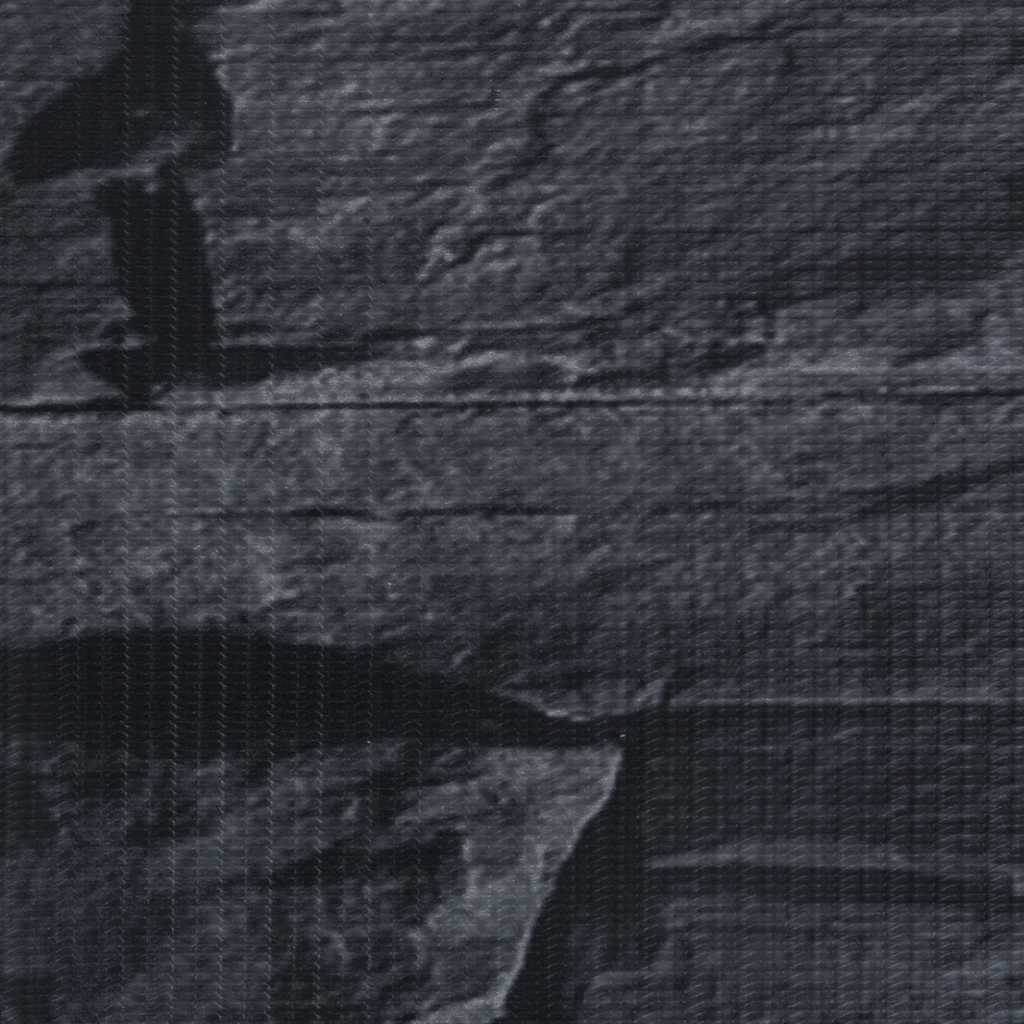 Panou intimitate grădină, gri, 35 x 0,19 m, PVC, aspect piatră GartenMobel Dekor