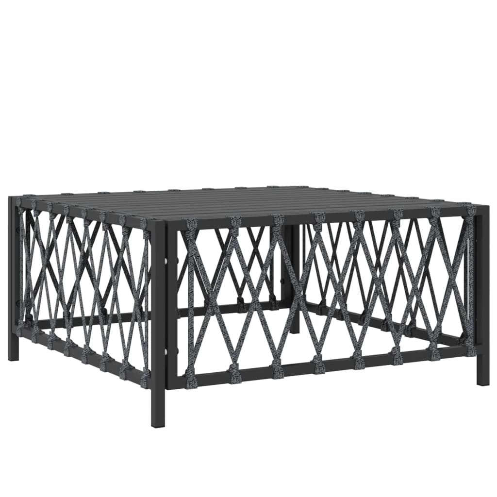 Set mobilier de grădină, 5 piese, cu perne, antracit, oțel GartenMobel Dekor