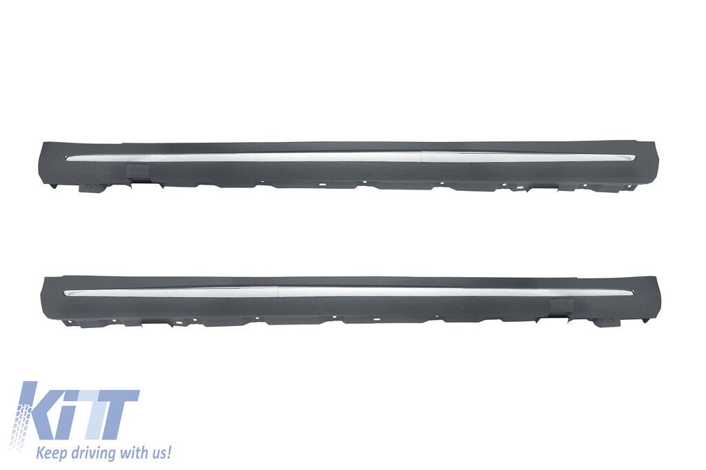 Un pachet de design tip S63 potrivit pentru Mercedes S W222 2013-2017 cu faruri, stopuri, grilă, praguri pentru ampatament lung Performance AutoTuning
