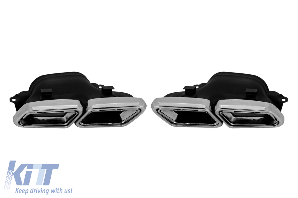 Un pachet de design tip S63 potrivit pentru Mercedes S W222 2013-2017 cu faruri, stopuri, grilă, praguri pentru ampatament lung Performance AutoTuning