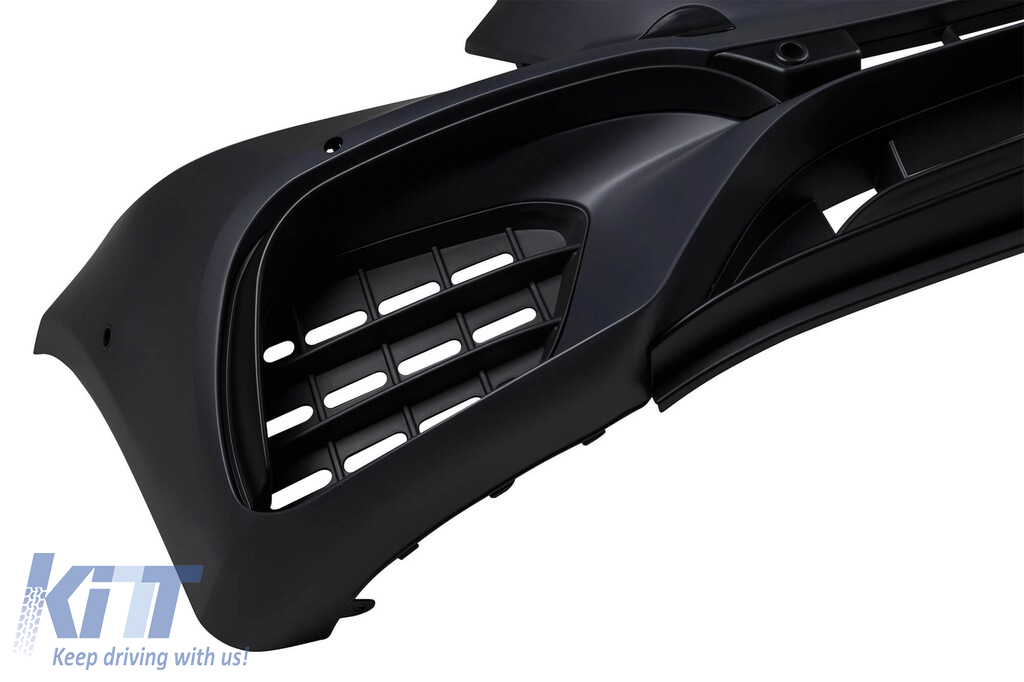 Un pachet de design tip E53 potrivit pentru Mercedes E-Class C238 coupe, A238 cabrio 2017-2019 cu capete cromate și garnitură cromată, pentru modelul cu bara de protecție sport A Design spate. Performance AutoTuning