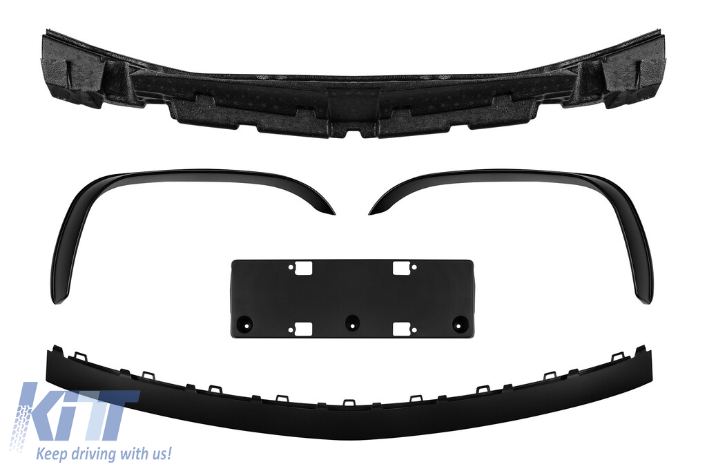 Un pachet de design tip E63 potrivit pentru Mercedes E-Class W213 2016-2019 cu ieșiri de evacuare negre și garnitură cromată, pentru modelul cu bara de protecție standard spate. Performance AutoTuning