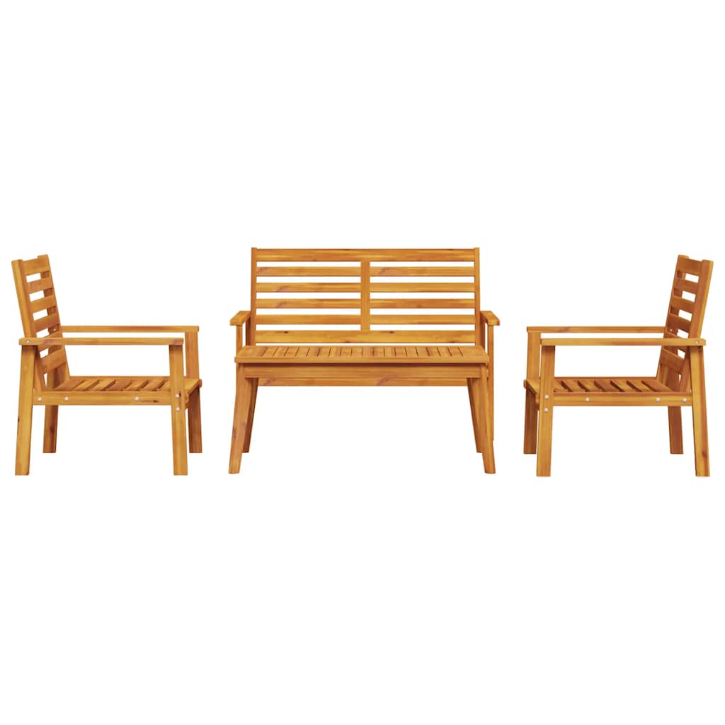 Set mobilier de grădină, 4 piese, lemn masiv de acacia GartenMobel Dekor