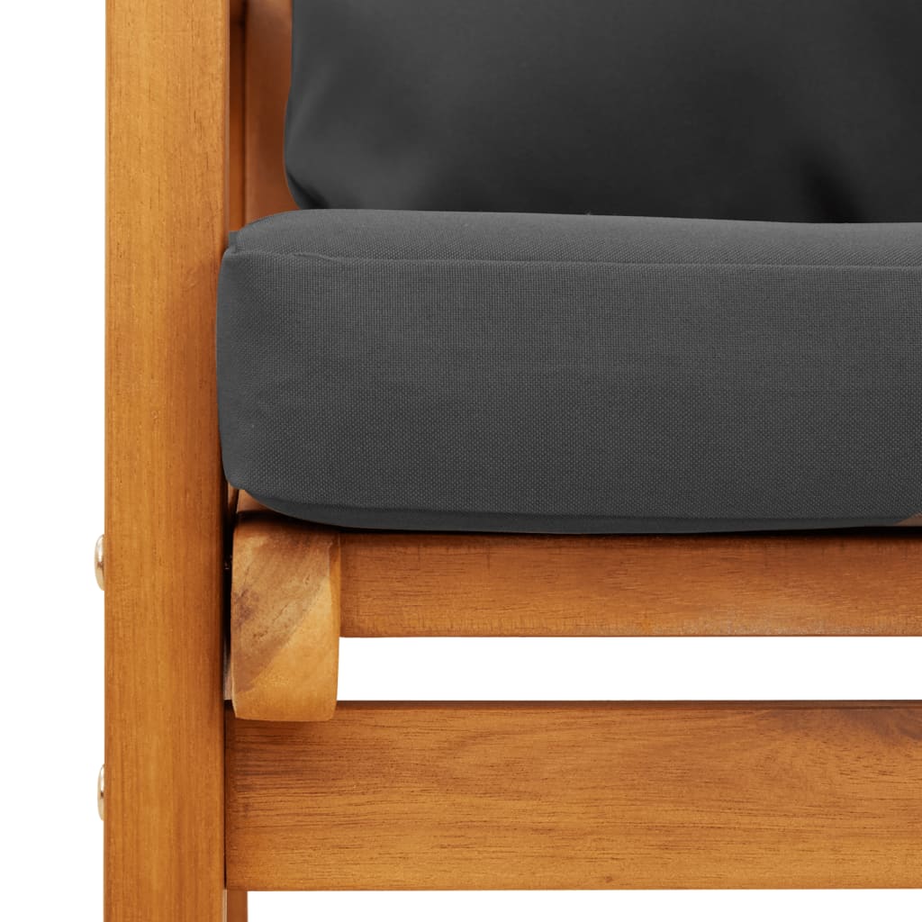 Set mobilier de grădină cu perne, 3 piese, lemn masiv acacia GartenMobel Dekor