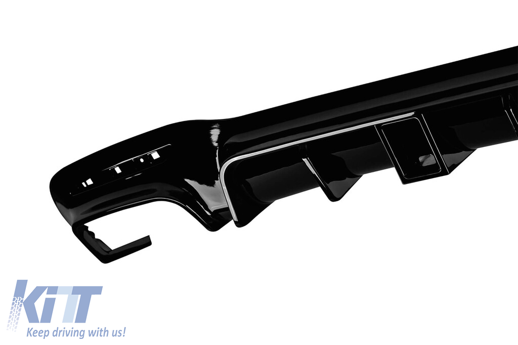 Conversie de tuning B design de la Mercedes S-Class W222 Long 2013-2016 la S-Class W222 Facelift 2017-2020 cu praguri, cu faruri, cu stopuri, cu grilă neagră Performance AutoTuning