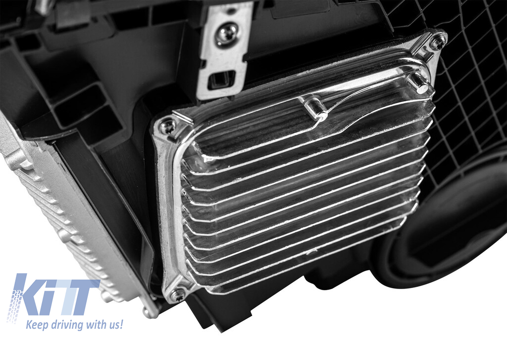 Conversie de tuning B design de la Mercedes S-Class W222 Long 2013-2016 la S-Class W222 Facelift 2017-2020 cu praguri, cu faruri, cu stopuri, cu grilă neagră Performance AutoTuning