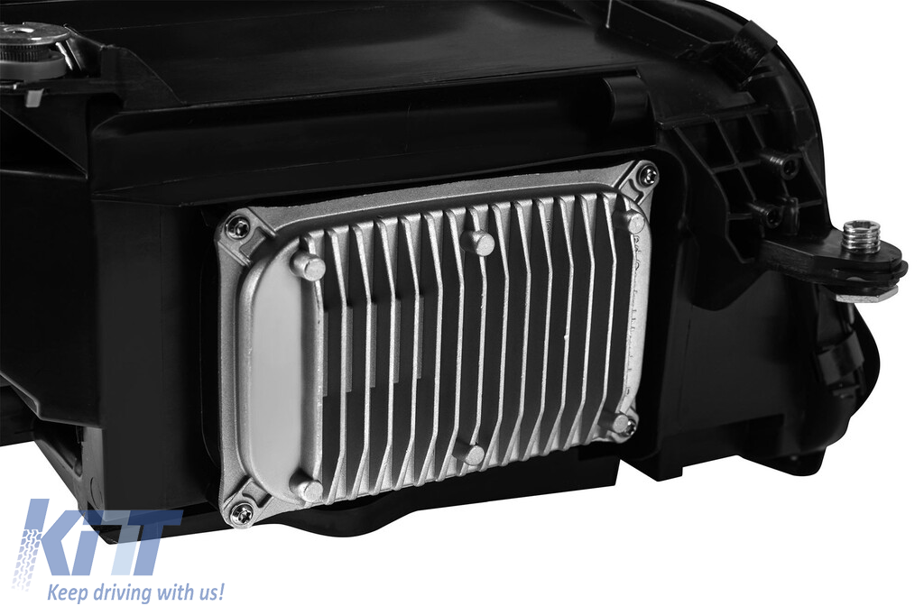 Conversie de tuning B design de la Mercedes S-Class W222 Long 2013-2016 la S-Class W222 Facelift 2017-2020 cu praguri, cu faruri, cu stopuri, cu grilă neagră Performance AutoTuning