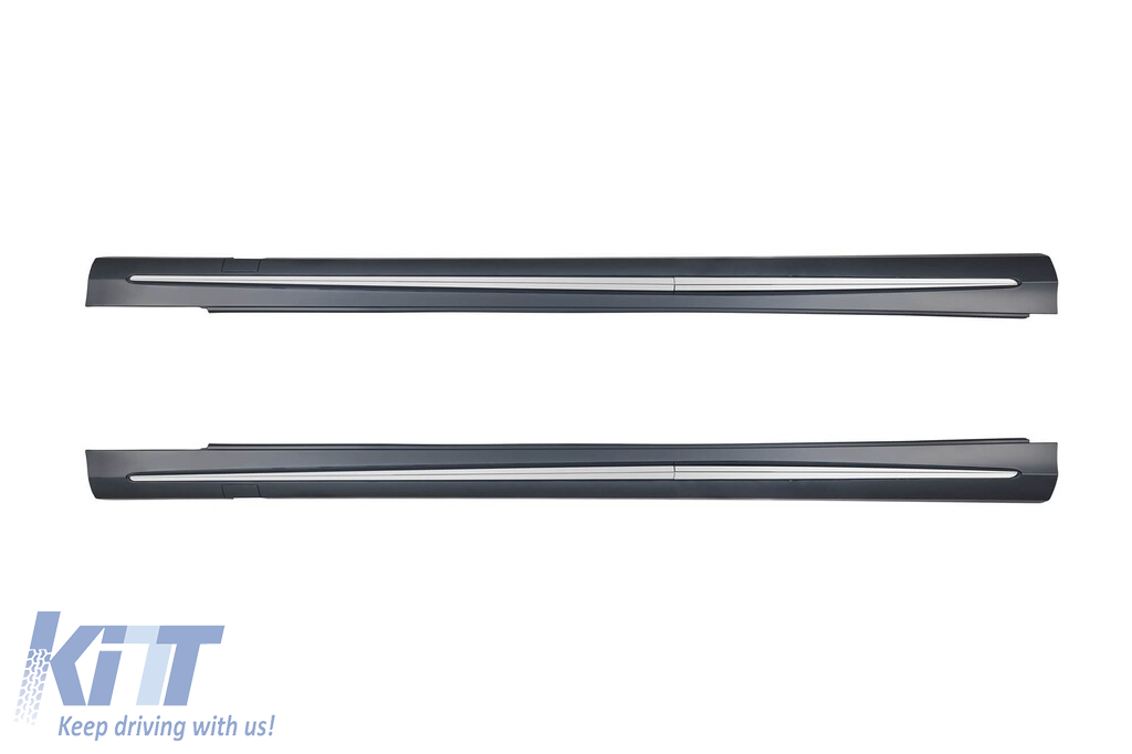 Conversie de tuning B design de la Mercedes S-Class W222 Long 2013-2016 la S-Class W222 Facelift 2017-2020 cu praguri, cu faruri, cu stopuri, cu grilă neagră Performance AutoTuning