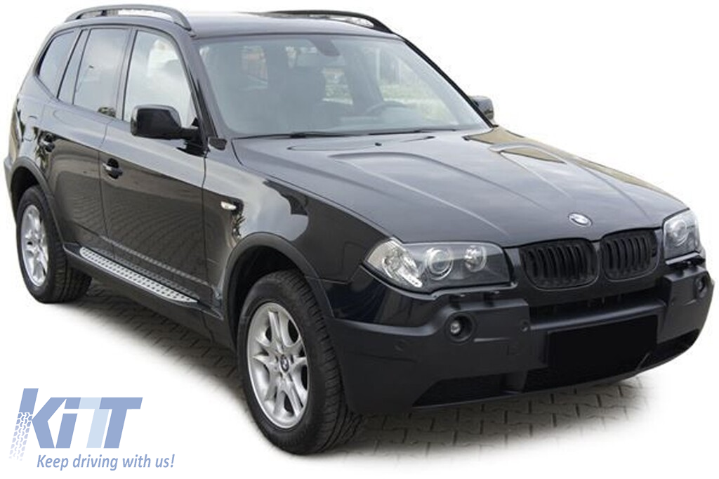 Grile rinichi negre potrivite pentru BMW X3 E83 2004-2007 Performance AutoTuning