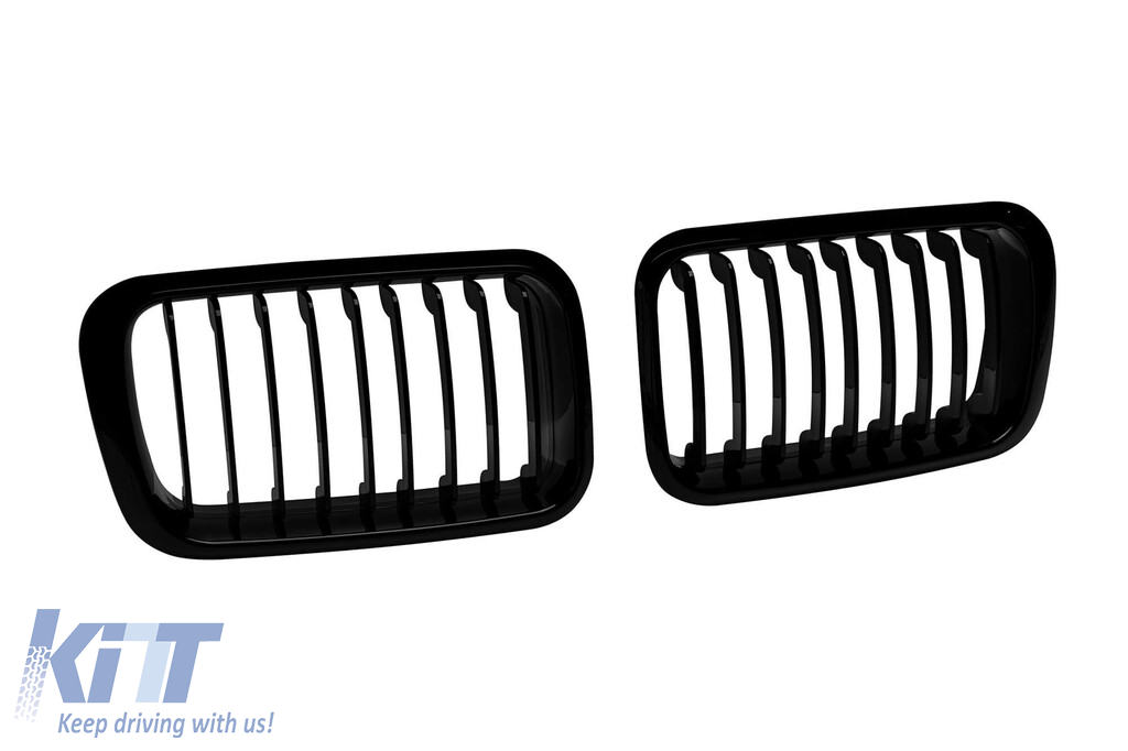 Răcitoare tip M3 cu nervuri simple lac negru potrivite pentru BMW Seria 3 E36 sedan, break, coupe, cabrio, compact 1991-1996 Performance AutoTuning