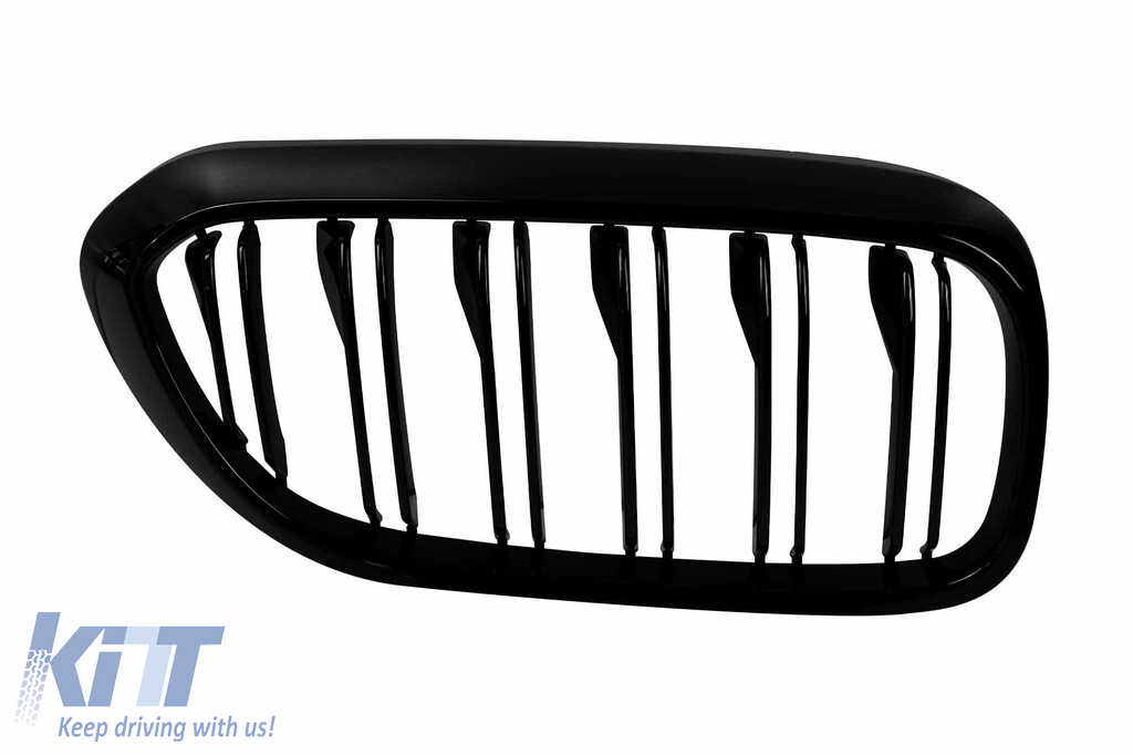 Răcitor tip M5 cu nervuri duble vopsite în negru, potrivit pentru BMW Seria 5 G30 sedan, G31 break, G38 cu ampatament lung 2017-2020 Performance AutoTuning
