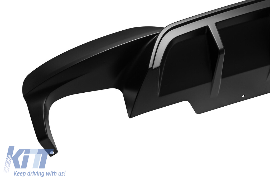 Difuzor tip M6 potrivit pentru bara de protecție M technik din spate pe BMW Seria 6 F06 Gran Coupe, F12 Cabriolet, F13 Coupe 2012-2017 -oo--оо- Performance AutoTuning