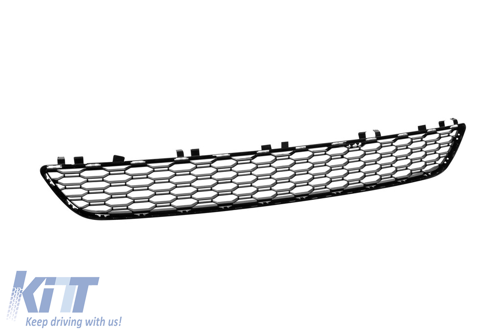 Grilaj central potrivit pentru bara frontală M Technik pentru BMW Seria 5 G30 sedan, G31 break după 2017 fără deschidere pentru ACC Performance AutoTuning
