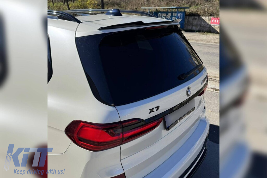 Spoiler tip M Maxton Design potrivit pentru portbagajul BMW X7 G07 după 2018, lac negru Performance AutoTuning