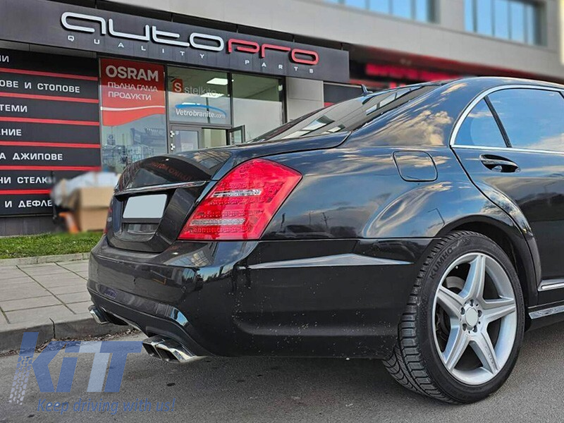 Stopuri LED de tuning potrivite pentru Mercedes S-Class W221 2006-2009 cu semnalizator alb Performance AutoTuning
