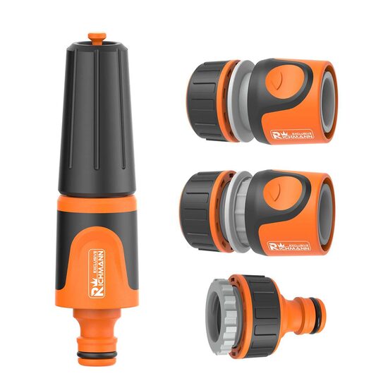 Duza furtun, tip jet, cu accesorii, 4 piese, 1/2