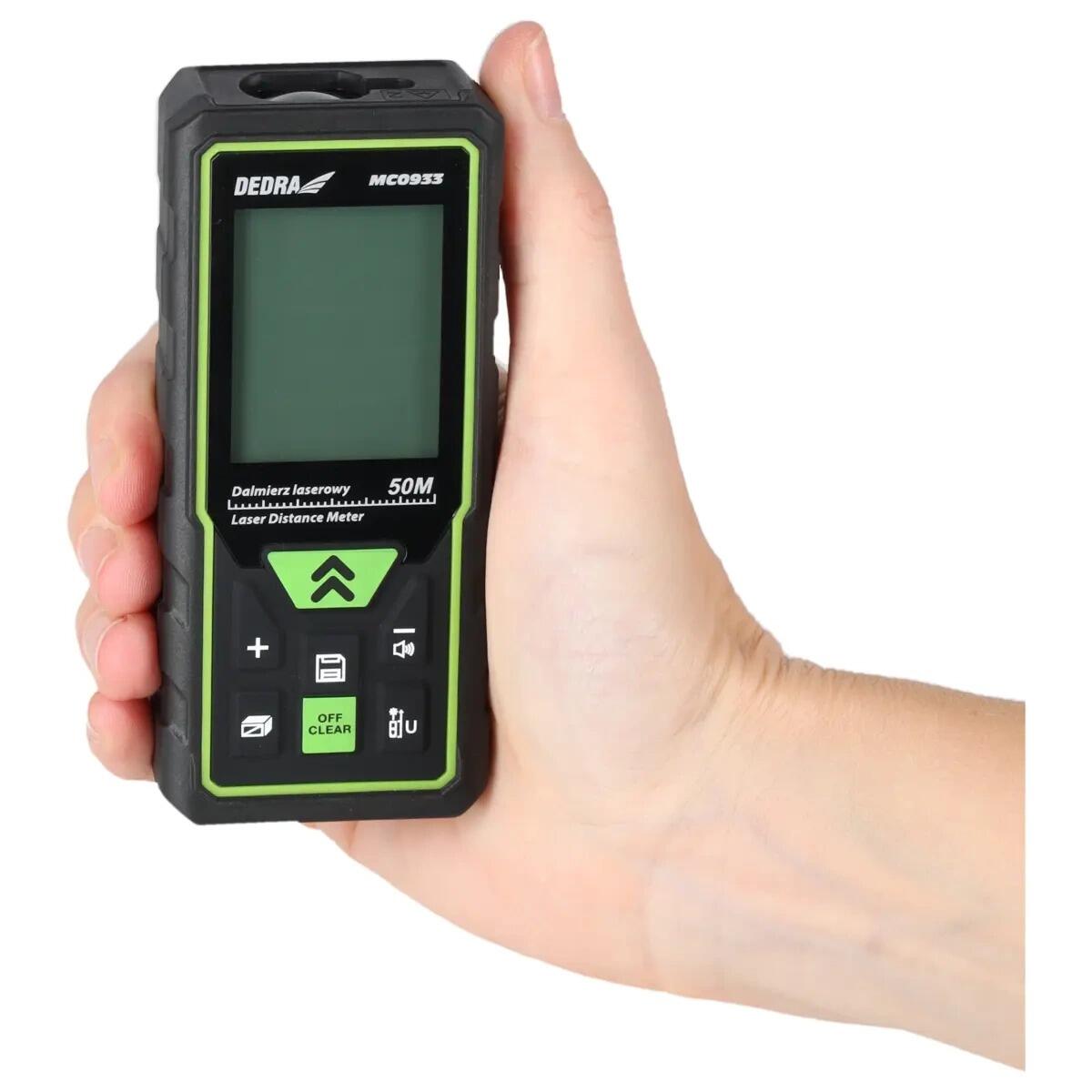 Telemetru cu laser, 50 m, Dedra GartenVIP DiyLine