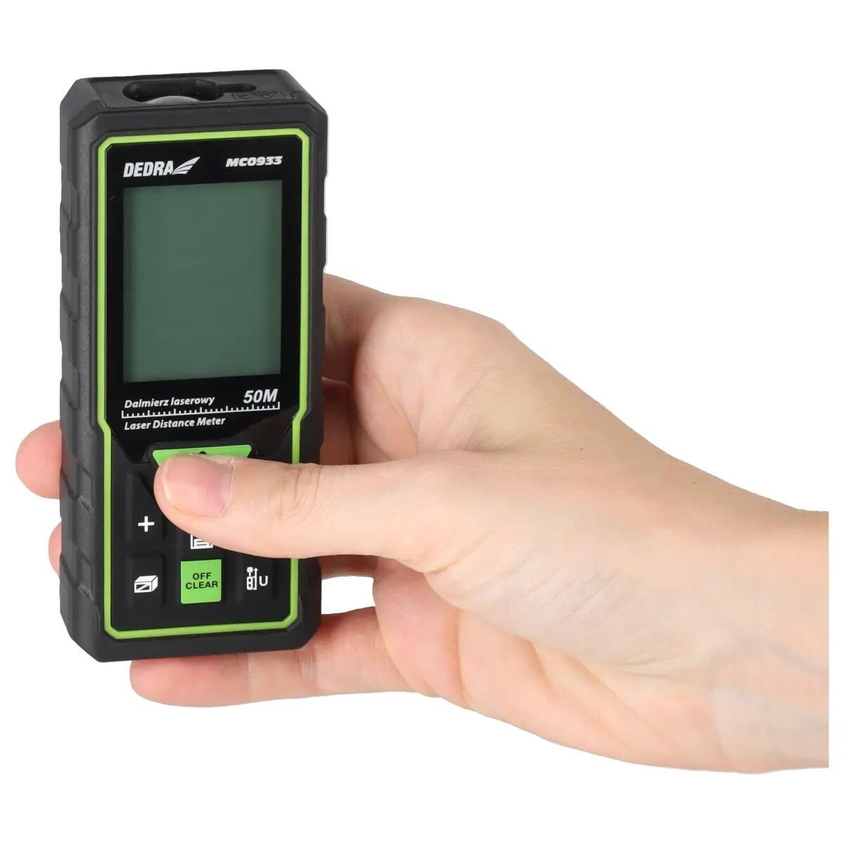 Telemetru cu laser, 50 m, Dedra GartenVIP DiyLine