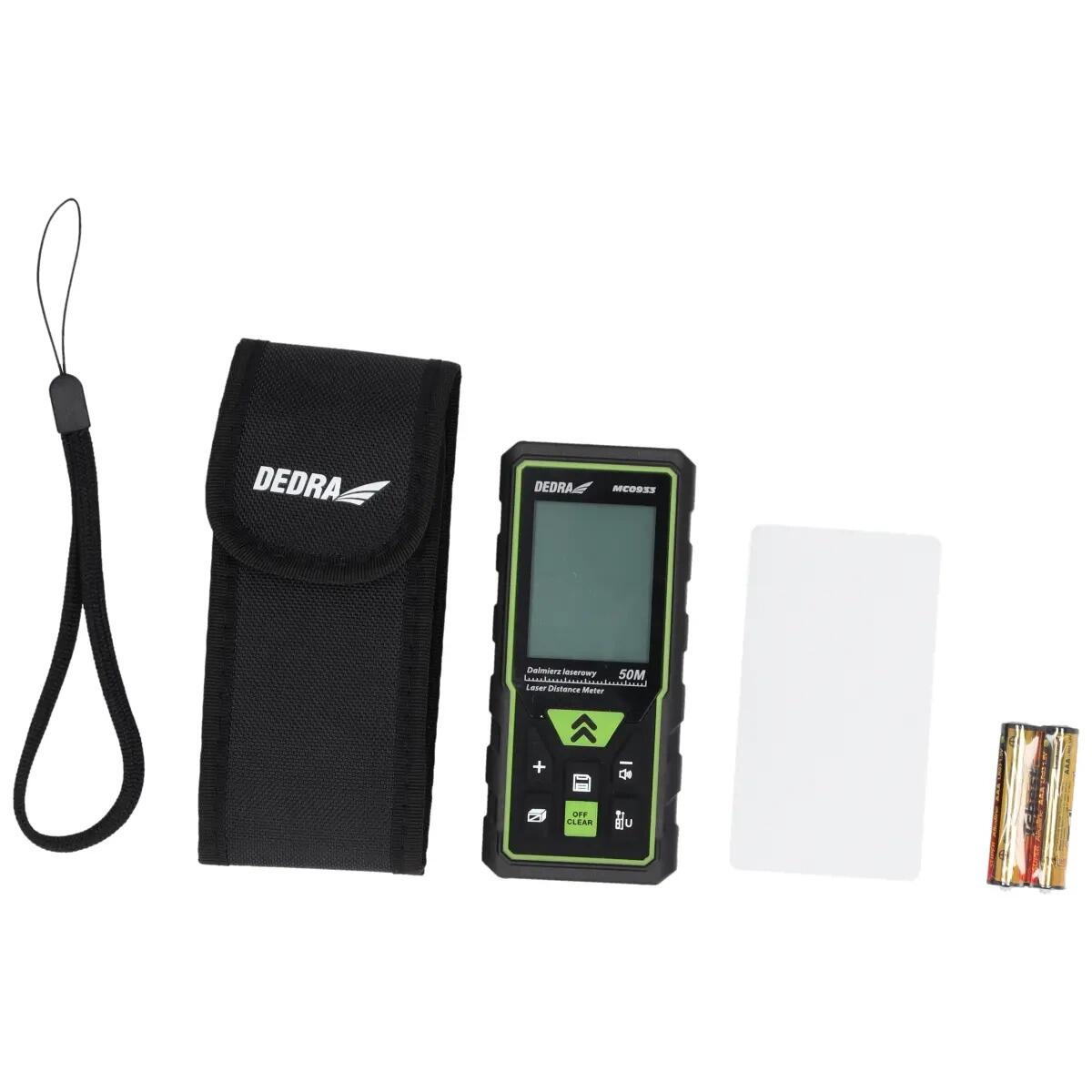 Telemetru cu laser, 50 m, Dedra GartenVIP DiyLine