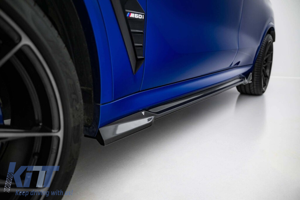 Adăugiri din carbon Maxton Design potrivite pentru pragurile BMW X5 G05 cu pachet M 2018-2023, după 2023 Performance AutoTuning