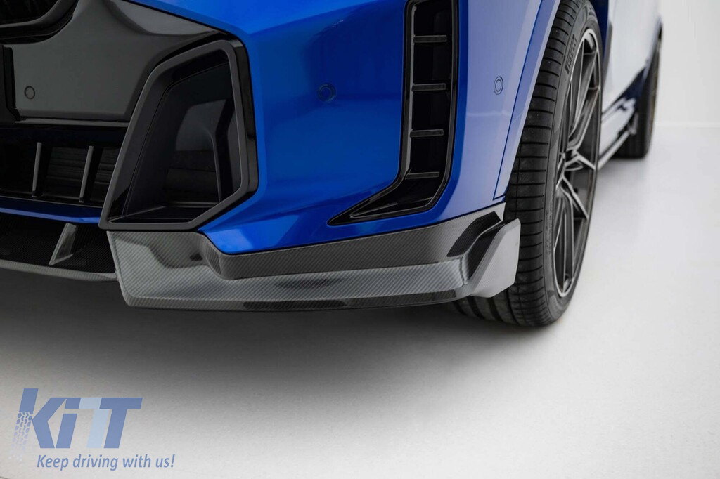 Spoiler din carbon Maxton Design potrivit pentru bara din față a BMW X5 G05 cu pachet M după 2023 Performance AutoTuning
