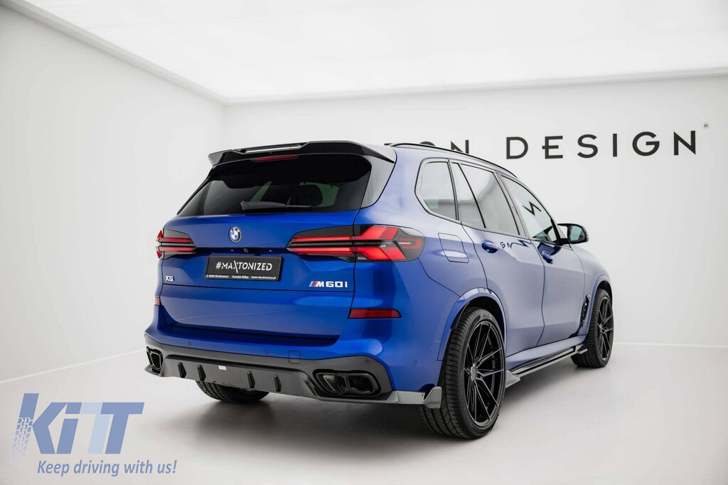 Spoiler din carbon Maxton Design potrivit pentru bara spate a BMW X5 G05 cu pachet M 2018-2023, după 2023 Performance AutoTuning