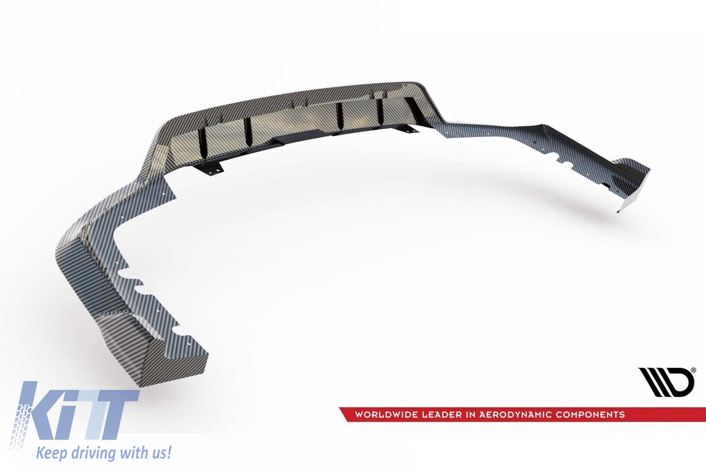 Spoiler din carbon Maxton Design potrivit pentru bara spate a BMW X5 G05 cu pachet M 2018-2023, după 2023 Performance AutoTuning