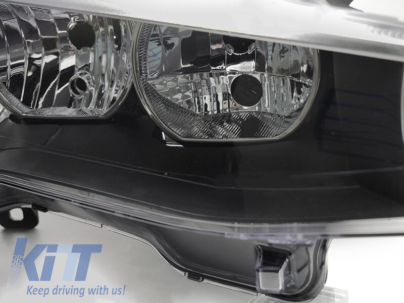 Far drept reflector potrivit pentru BMW X3 F25 LCI 2014-2017 cu bază neagră Performance AutoTuning
